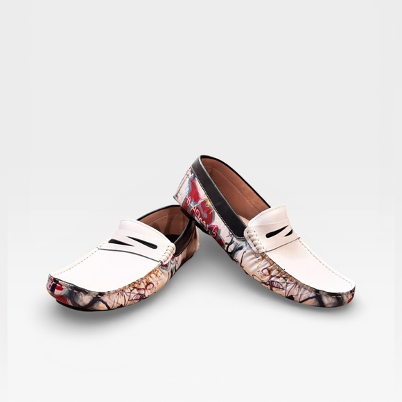 ROBERT GRAHAM
Haryanto Printed Leather Driving Loafers Size 11.5 - Picture 4 of 15